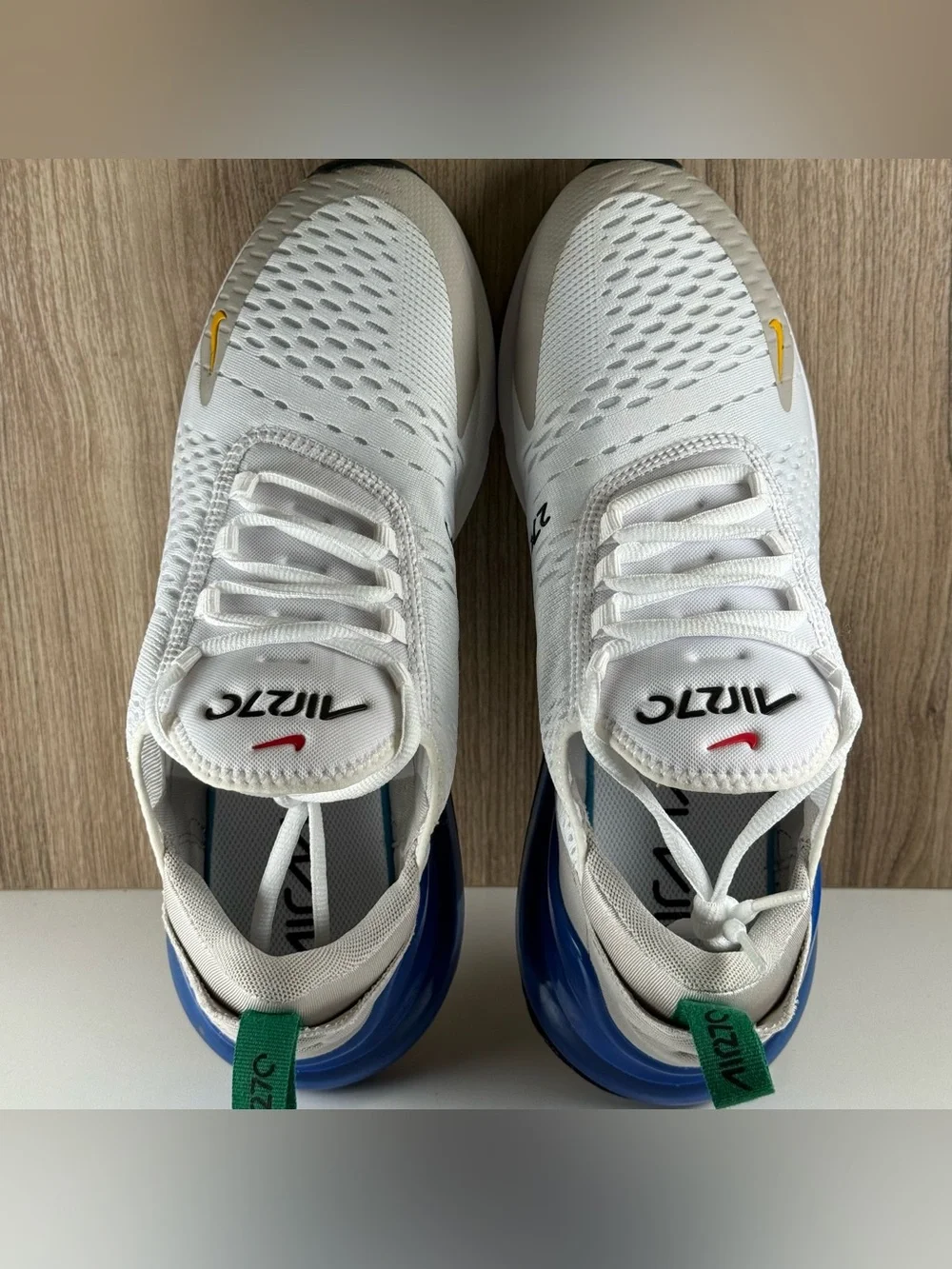 Nike Air Max 270 White Game Royal Shoes DV3731-100 Men’s Size 9.5